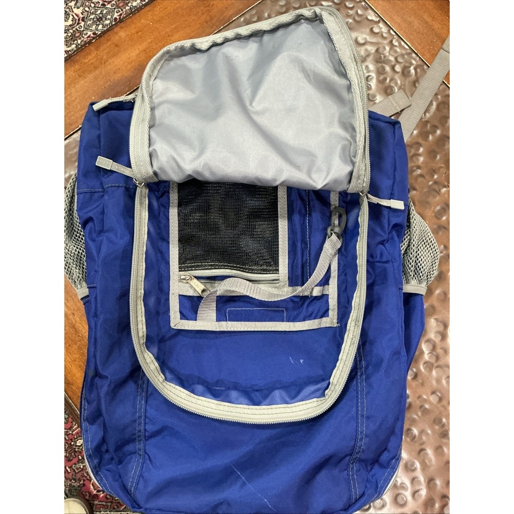 L.L. Bean Delux Book Backpack, 37L, Royal Blue, School, Travel, Work, XQ505191 - Picture 7 of 10